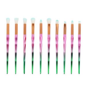 Σετ με Πινέλα Μακιγιάζ από Συνθετική Τρίχα 10τμχ